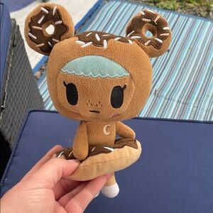 Tokidoki Donutella Chocotella Donut Stuffed Plush Toy- 8”